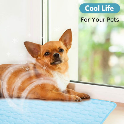 Dog Cooling Mat Pet Cooling Mat Cooling Pad for Sleeping Cooling Pad for Bed Dog Crate Pad Pressure Activated Cooling Mat for Dogs and Cats Keeps Dogs and Cats Cool in Summer for Cars